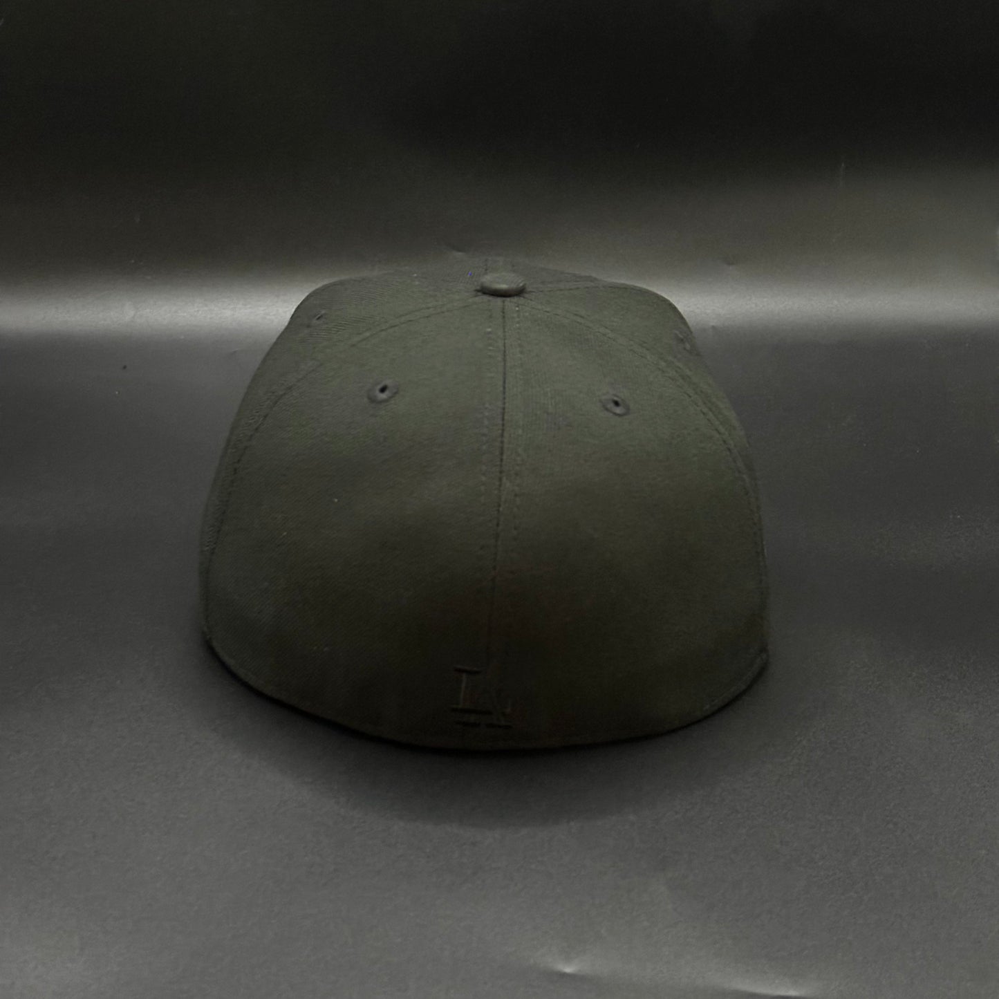 All Black Red LA Dodgers Flames 40th Anniversary Fitted - view 4