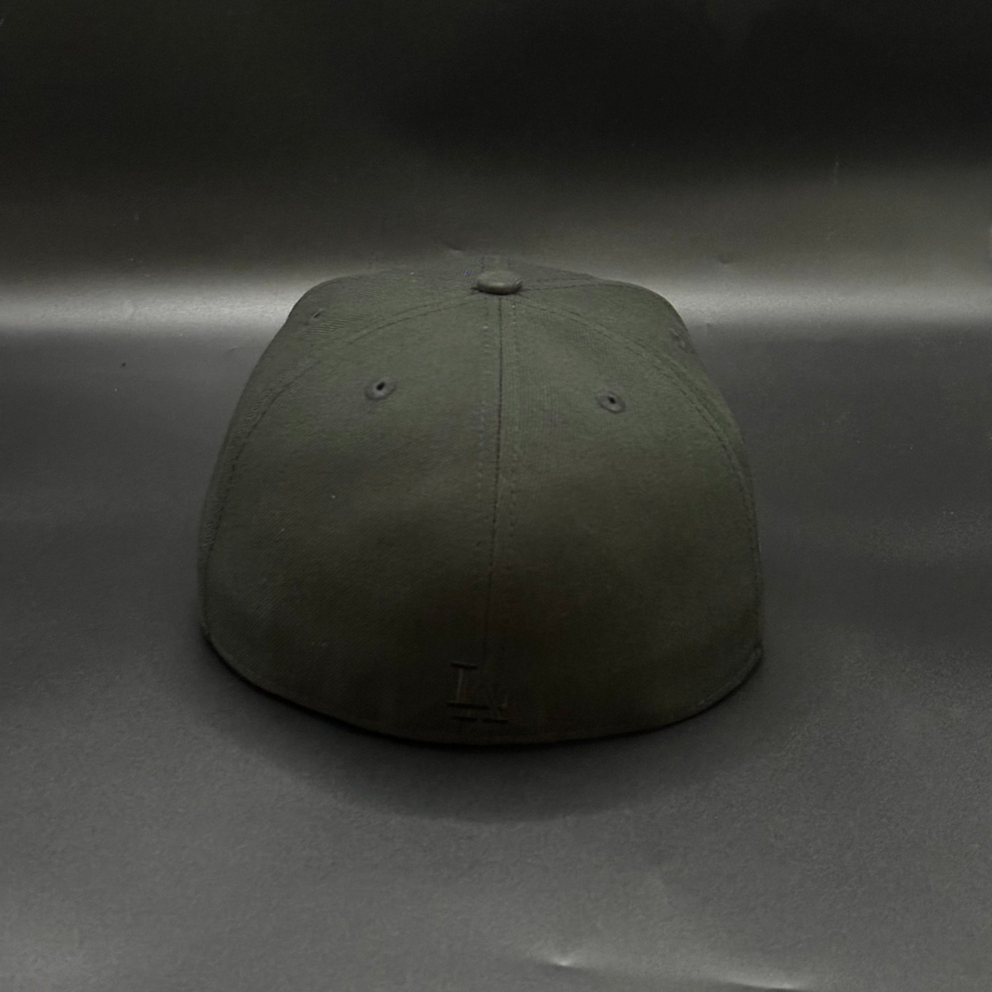 All Black Red LA Dodgers Flames 40th Anniversary Fitted - view 4
