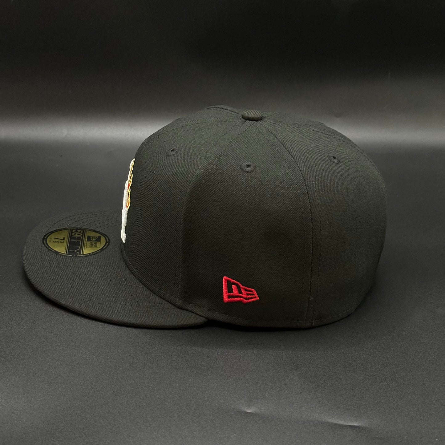Black Red Los Angeles Dodgers Fitted - view 4
