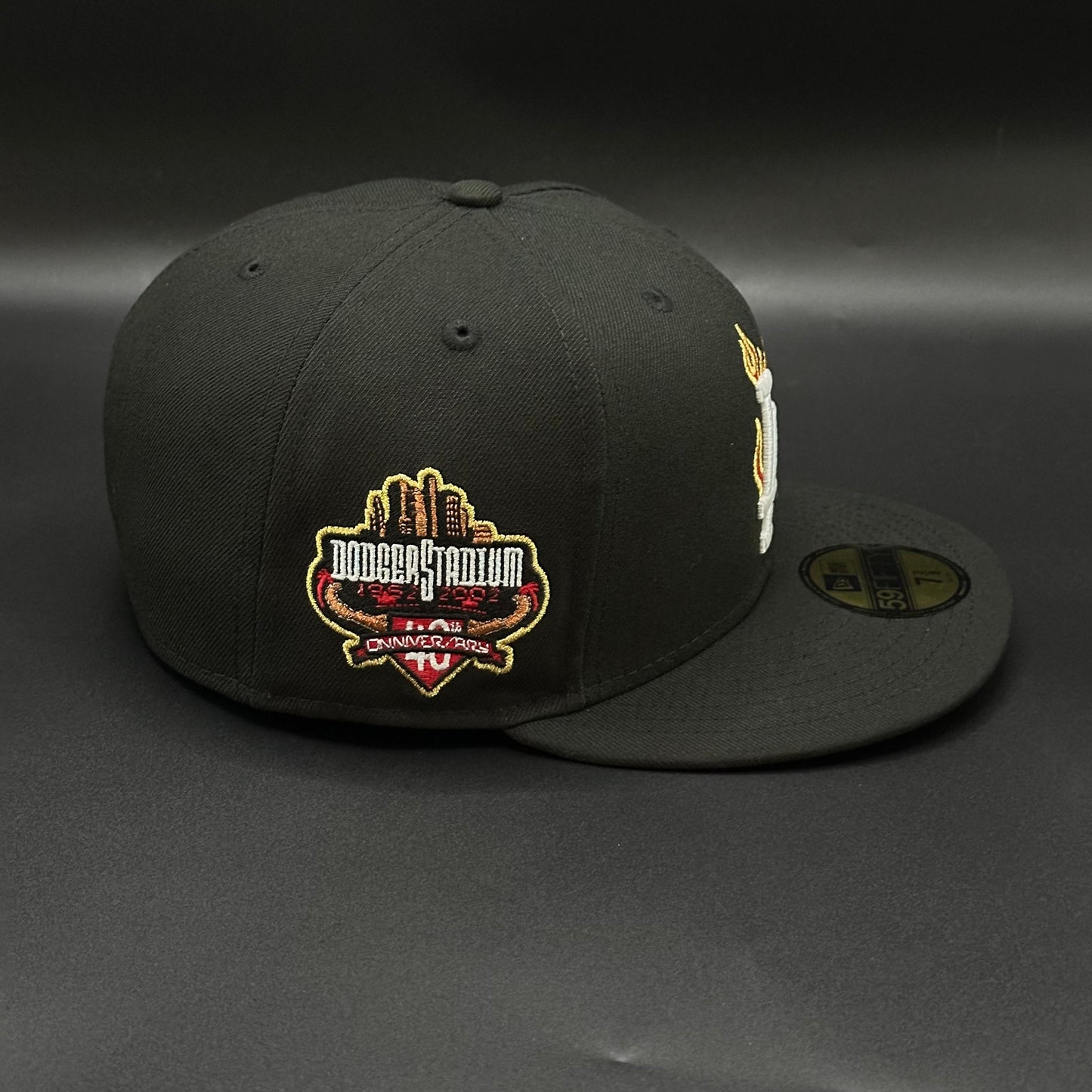 Black Red Los Angeles Dodgers Fitted - view 2