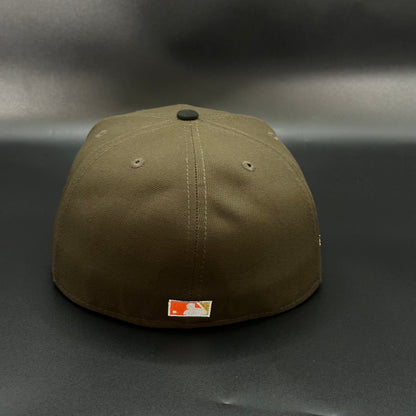 Brown Black Los Angeles Dodgers 1981 World Series Fitted - view 4