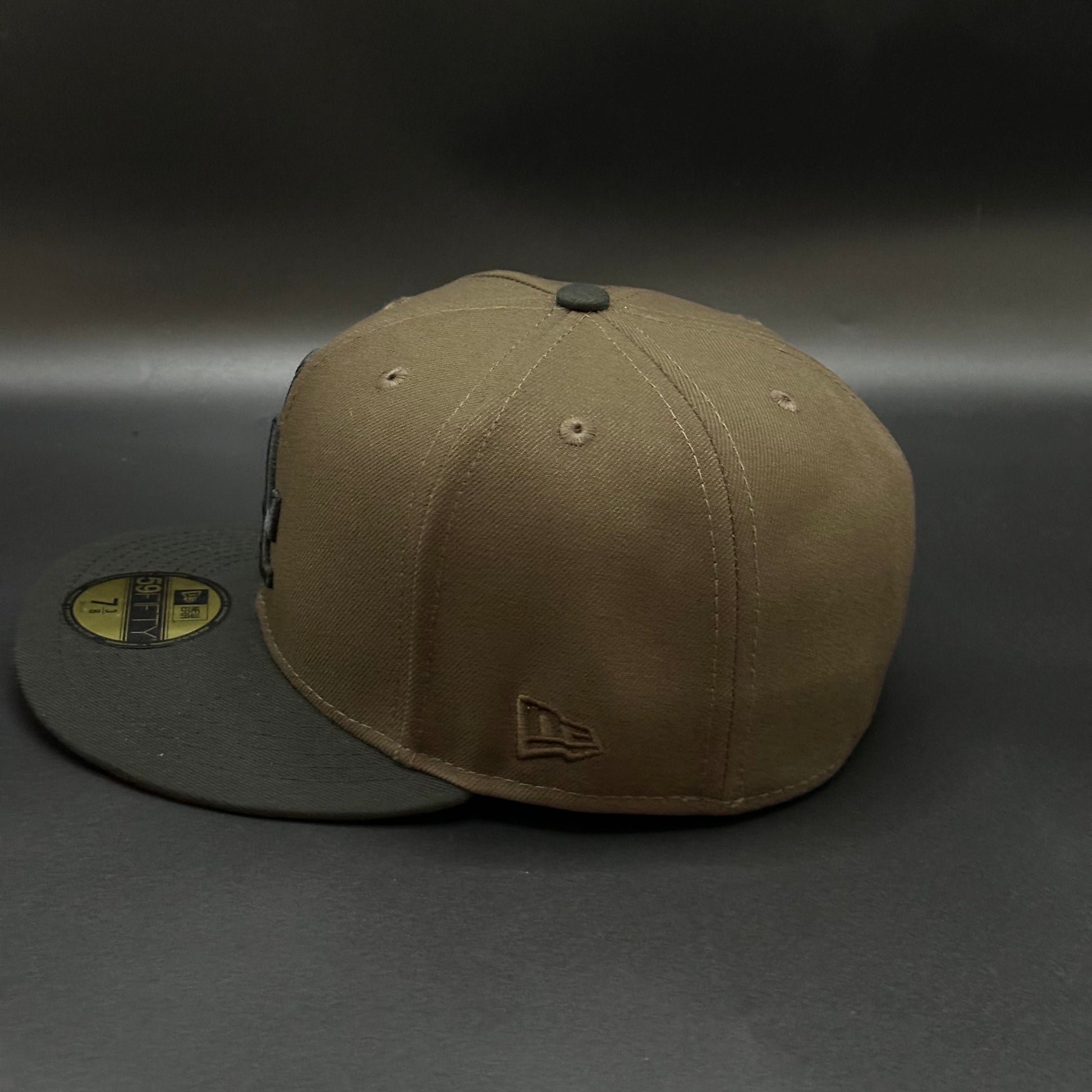 Brown Black Los Angeles Dodgers 1981 World Series Fitted - view 3