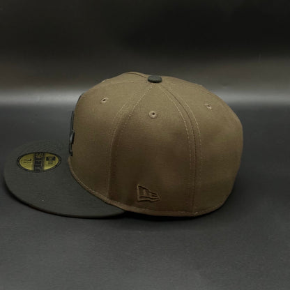Brown Black Los Angeles Dodgers 1981 World Series Fitted - view 3