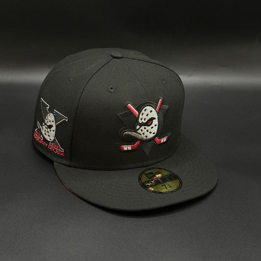 Black Red Anaheim Ducks A Mighty Decade 1993 59FIFTY Fitted