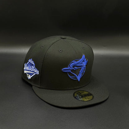 Black Blue Toronto Blue Jays 1993 World Series Fitted