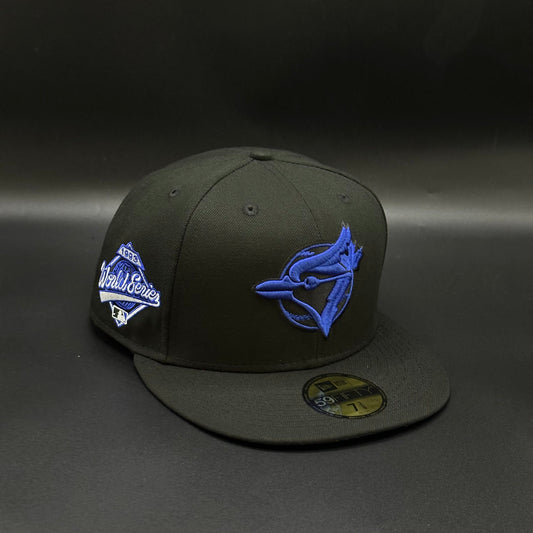 Black Blue Toronto Blue Jays 1993 World Series Fitted