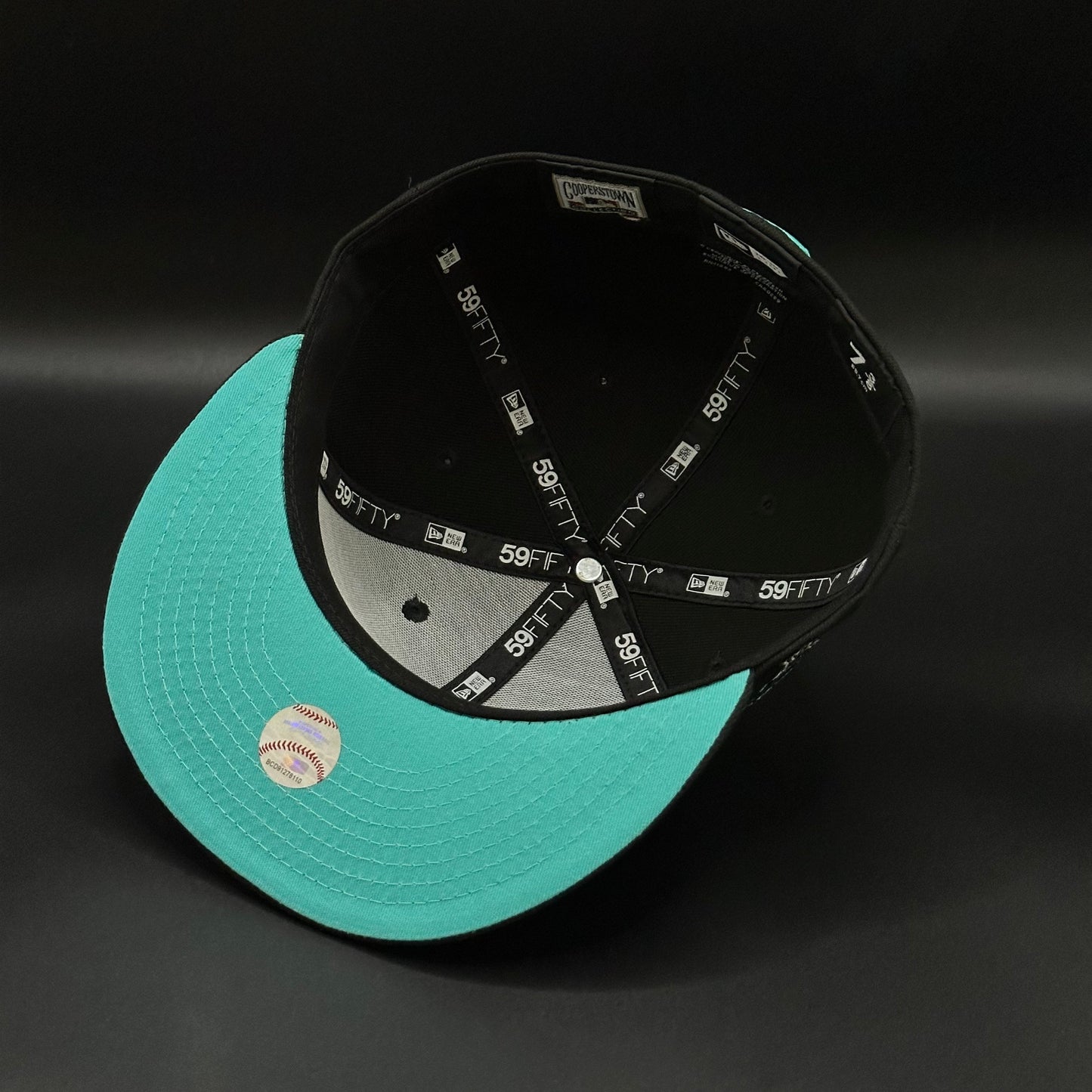 Black Teal Arizona Diamondbacks 1998 Season Fitted - view 5