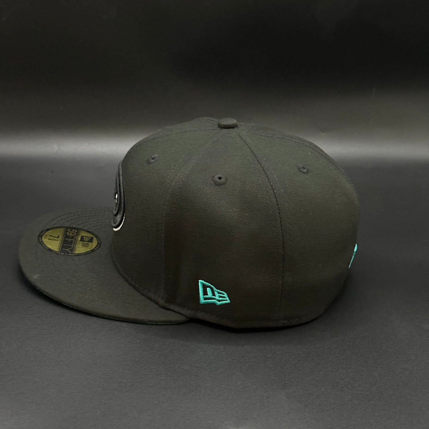 Black Teal Arizona Diamondbacks 1998 Season Fitted - view 3