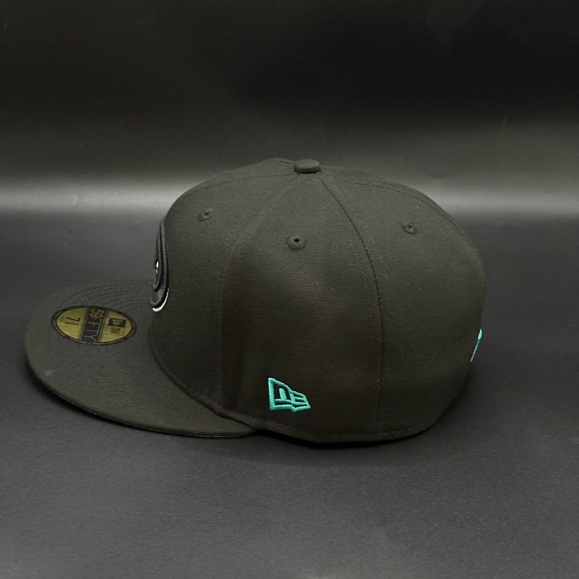 Black Teal Arizona Diamondbacks 1998 Season Fitted - view 3