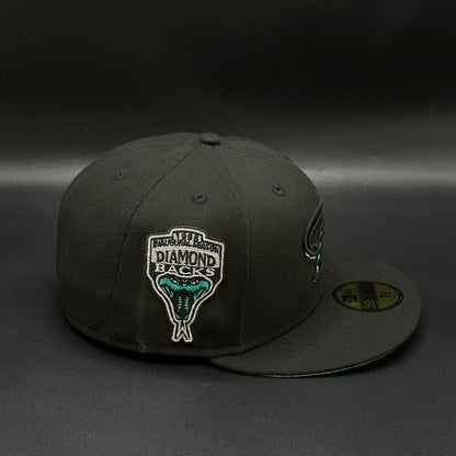 Black Teal Arizona Diamondbacks 1998 Season 59FIFTY Fitted