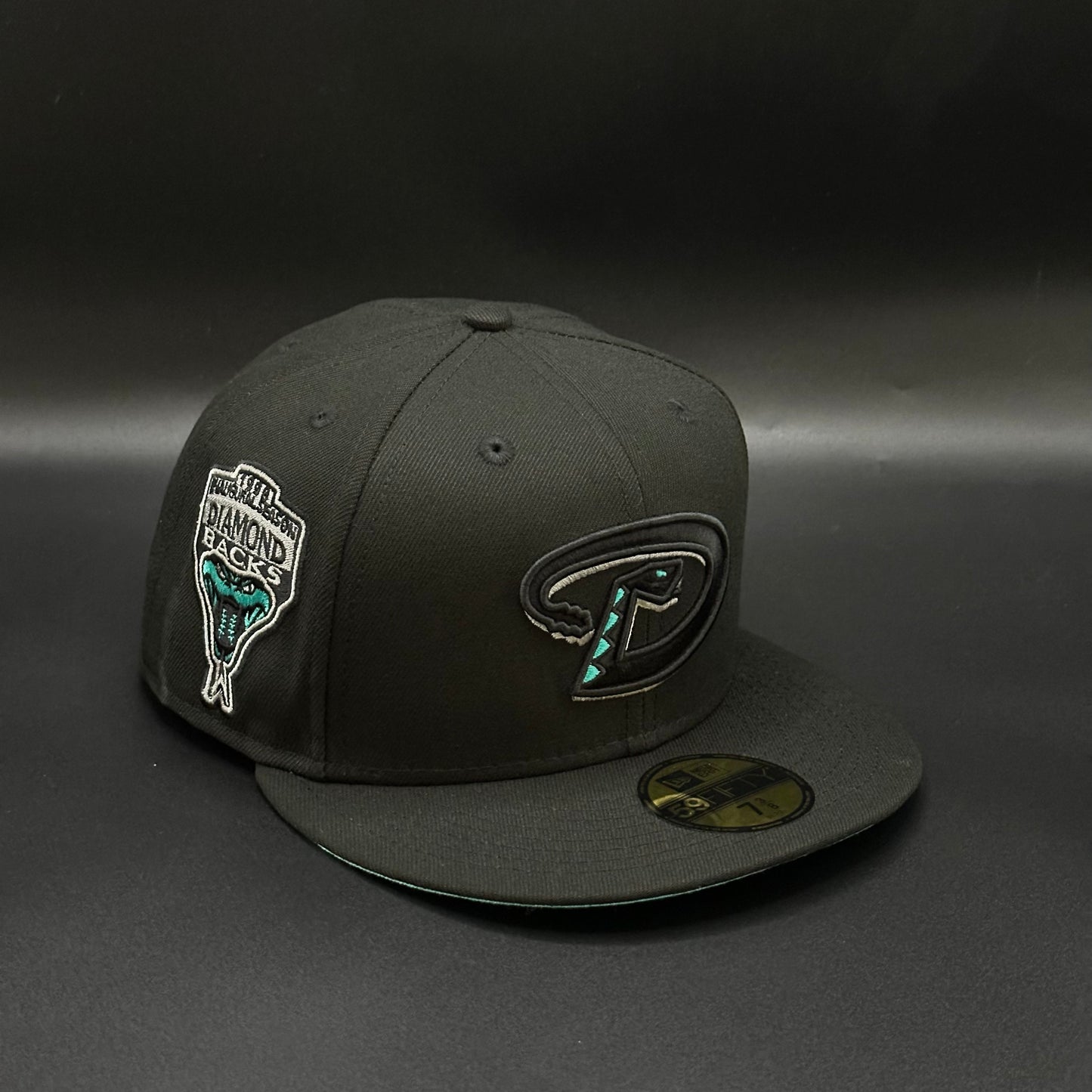 Black Teal Arizona Diamondbacks 1998 Season 59FIFTY Fitted