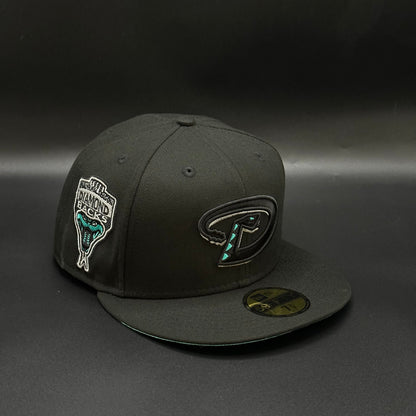 Black Teal Arizona Diamondbacks 1998 Season Fitted
