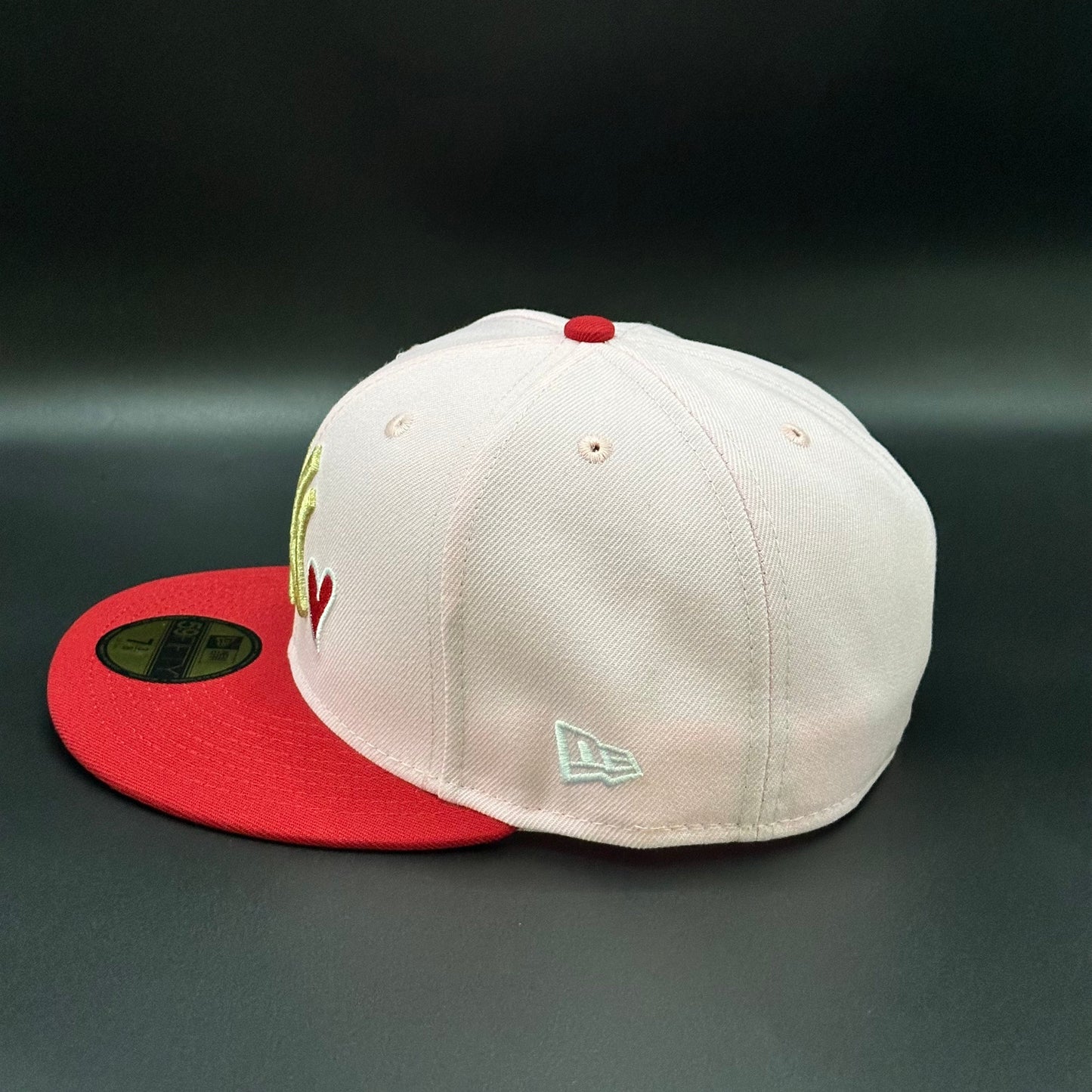 Pink Red New York Yankees 1996 World Series Fitted - view 3