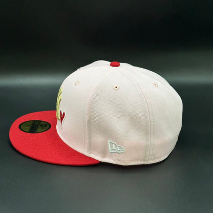 Pink Red New York Yankees 1996 World Series Fitted - view 3