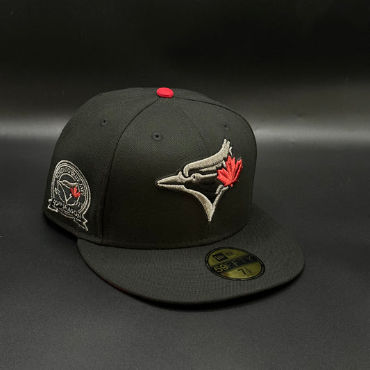 Black Red Toronto Blue Jays 40th Season 59FIFTY Fitted