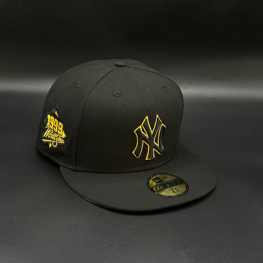 Black Yellow New York 1999 World Series Fitted