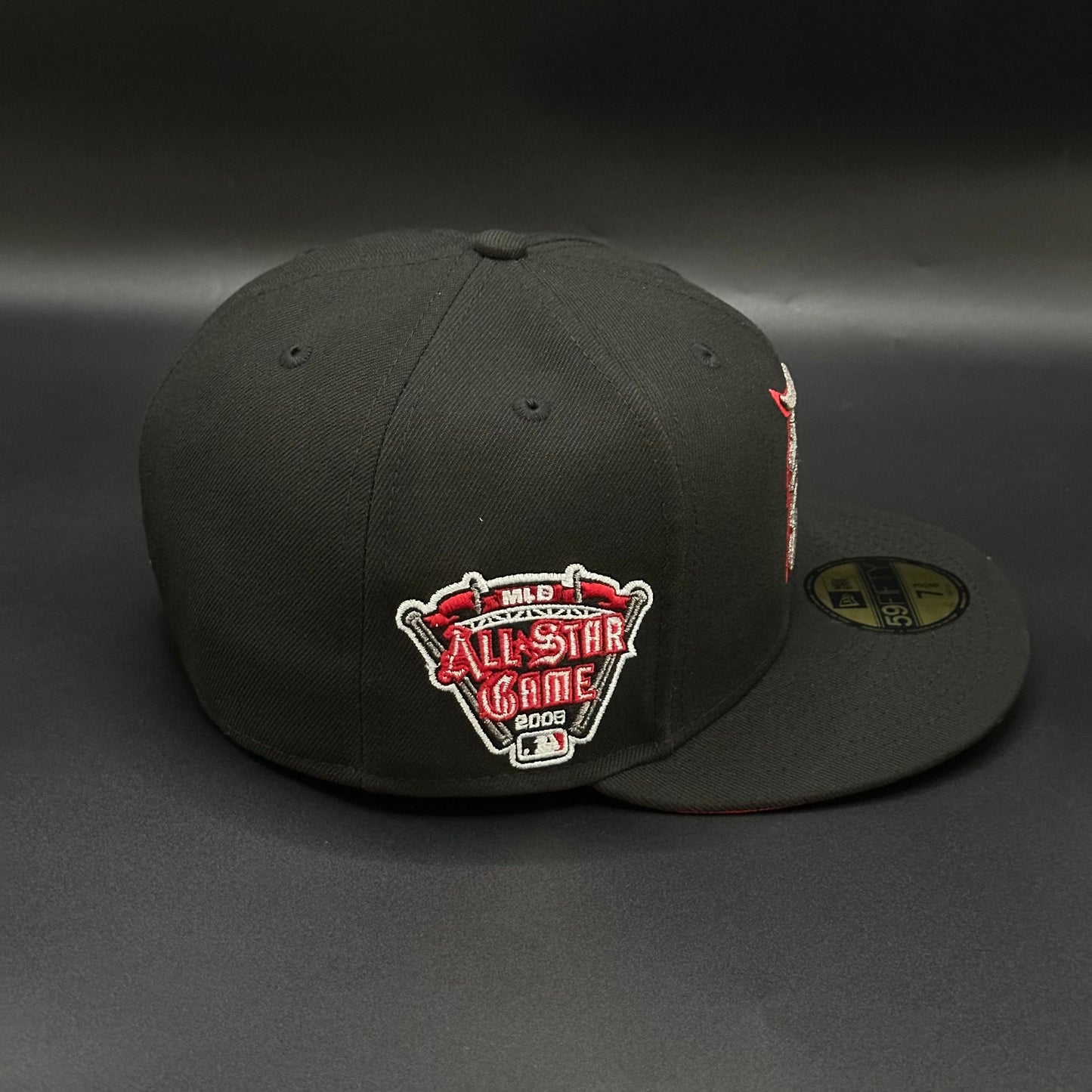 Black Red Detroit Tigers 2005 All-Star Game Fitted - view 2