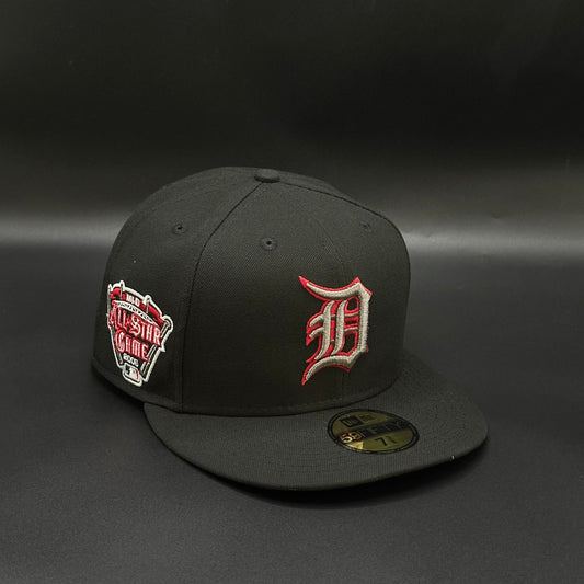 Black Red Detroit Tigers 2005 All-Star Game Fitted