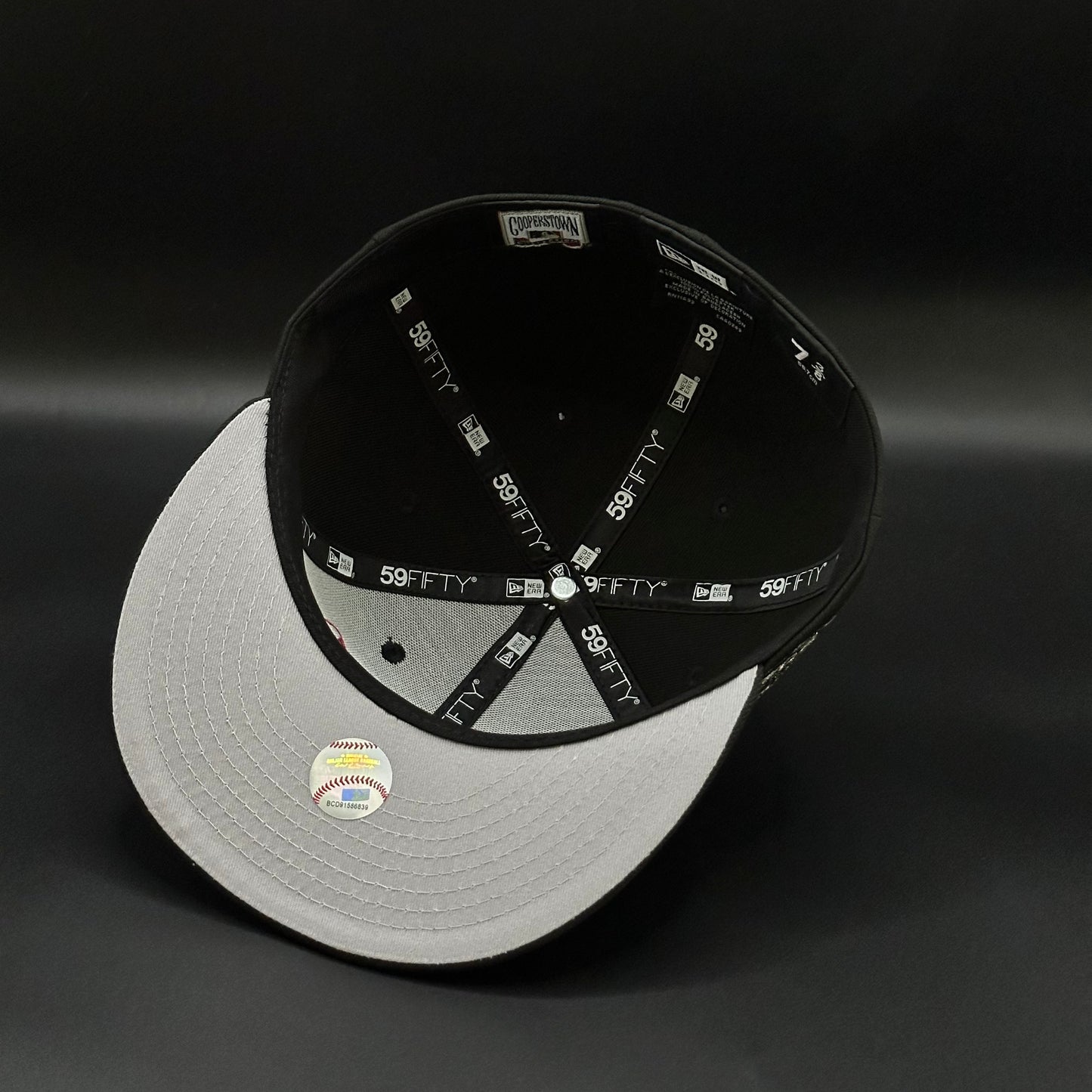 Black Grey LA Anaheim 2002 World Champions 59FIFTY Fitted