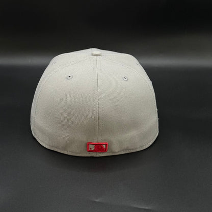 Grey Red New York Yankees 1998 World Series MLB Fitted Hat Cap - view 4