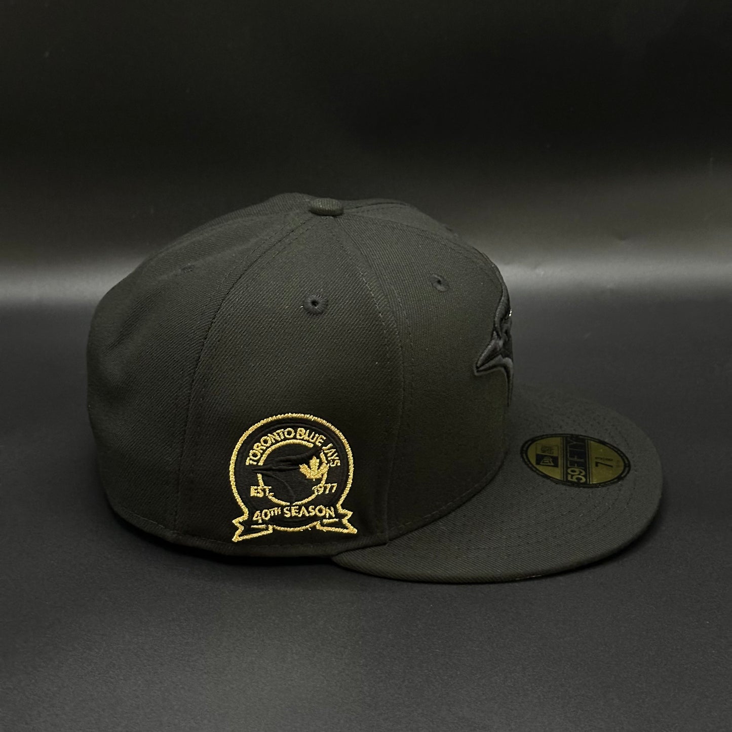Black Gold Toronto Blue 40th Season 59FIFTY Fitted