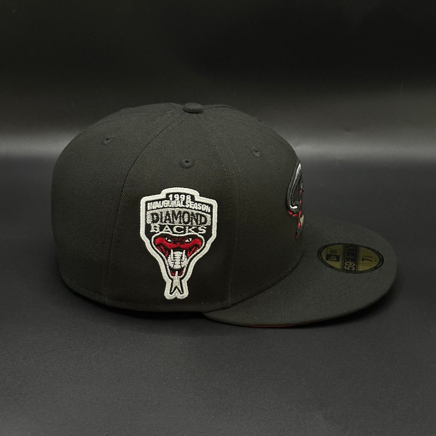 Black Red Diamondbacks 1998 Inaugural Fitted - view 2