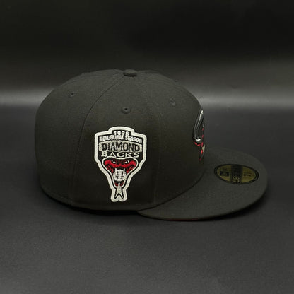 Black Red Diamondbacks 1998 Inaugural Fitted - view 2