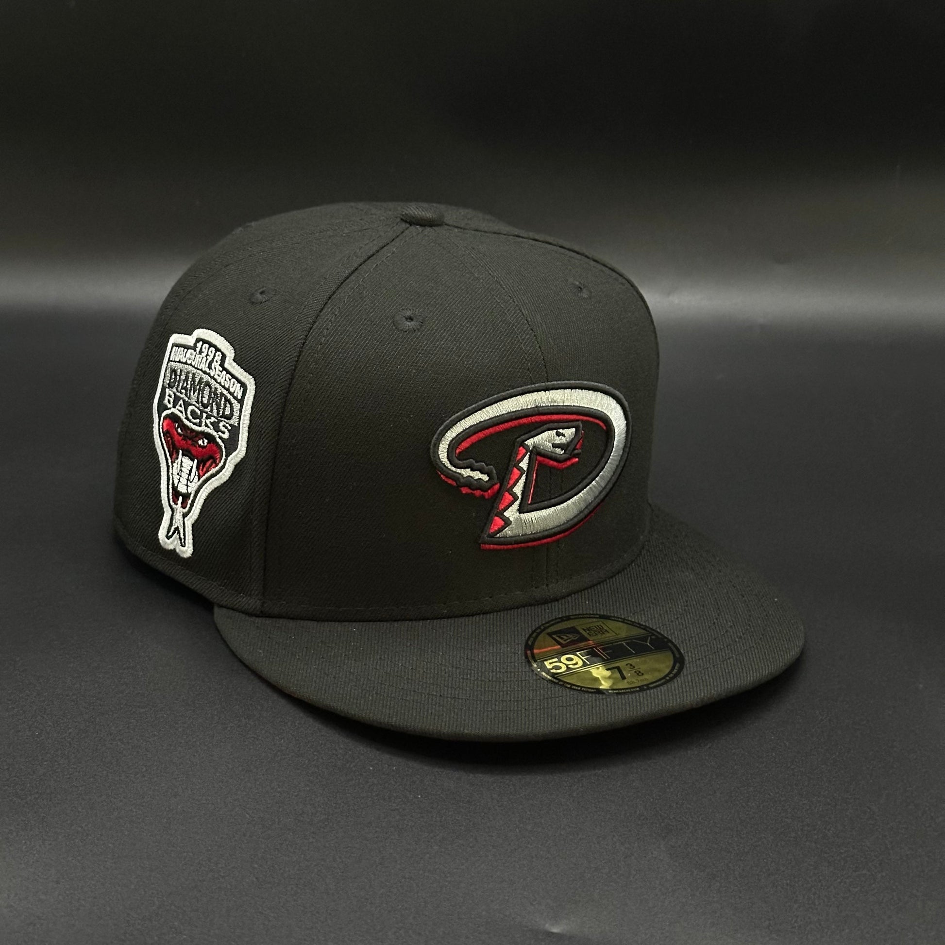 Black Red Diamondbacks 1998 Inaugural Fitted