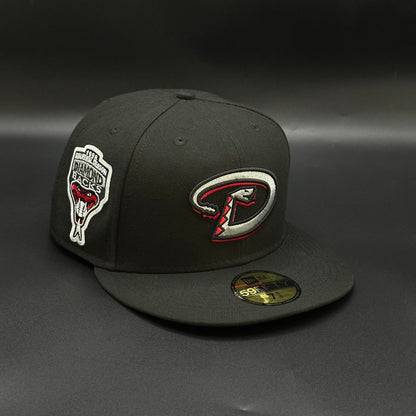 Black Red Diamondbacks 1998 Inaugural Fitted