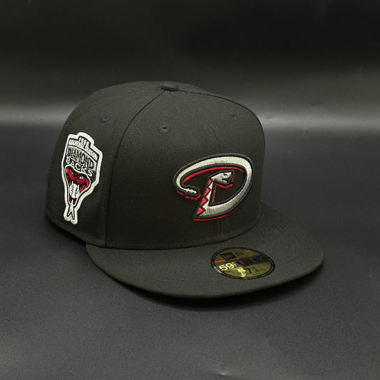Black Red Diamondbacks 1998 Inaugural Fitted