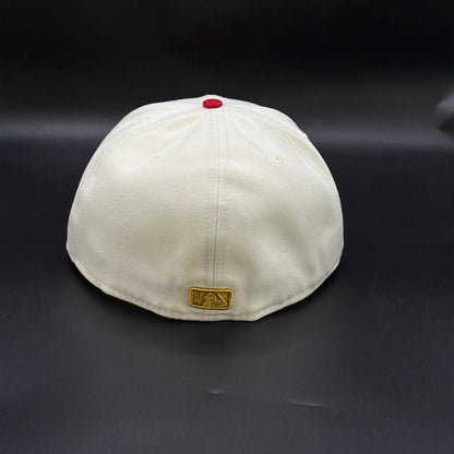 Shohei Ohtani LA Dodgers Chrome Red Fitted Cap - view 4