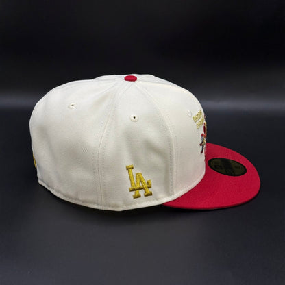 Shohei Ohtani LA Dodgers Chrome Red Fitted Cap - view 2
