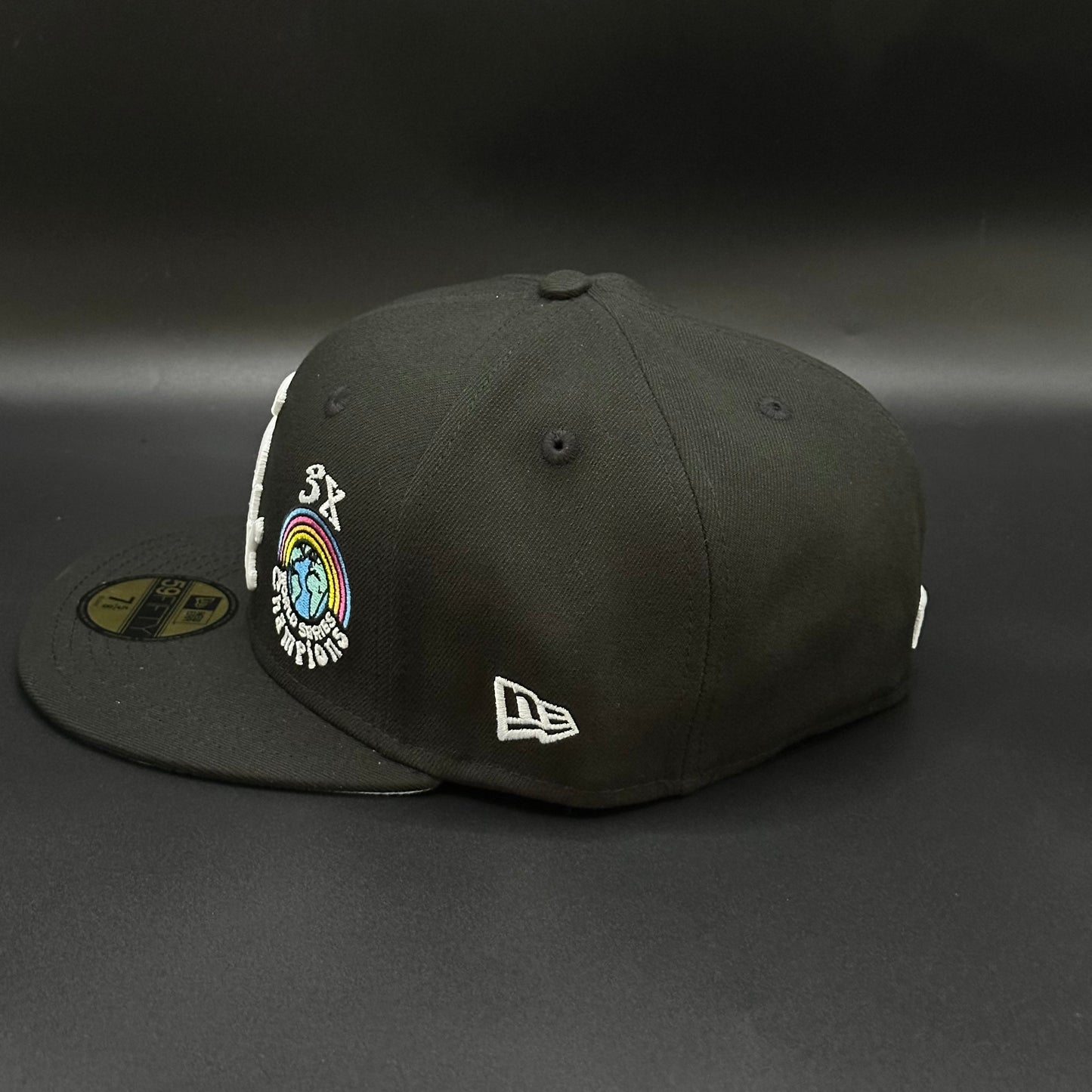 Black Chicago White Sox 3x World Series Champions Fitted Cap - view 3