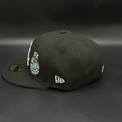 Black Chicago White Sox 3x World Series Champions Fitted Cap - view 3
