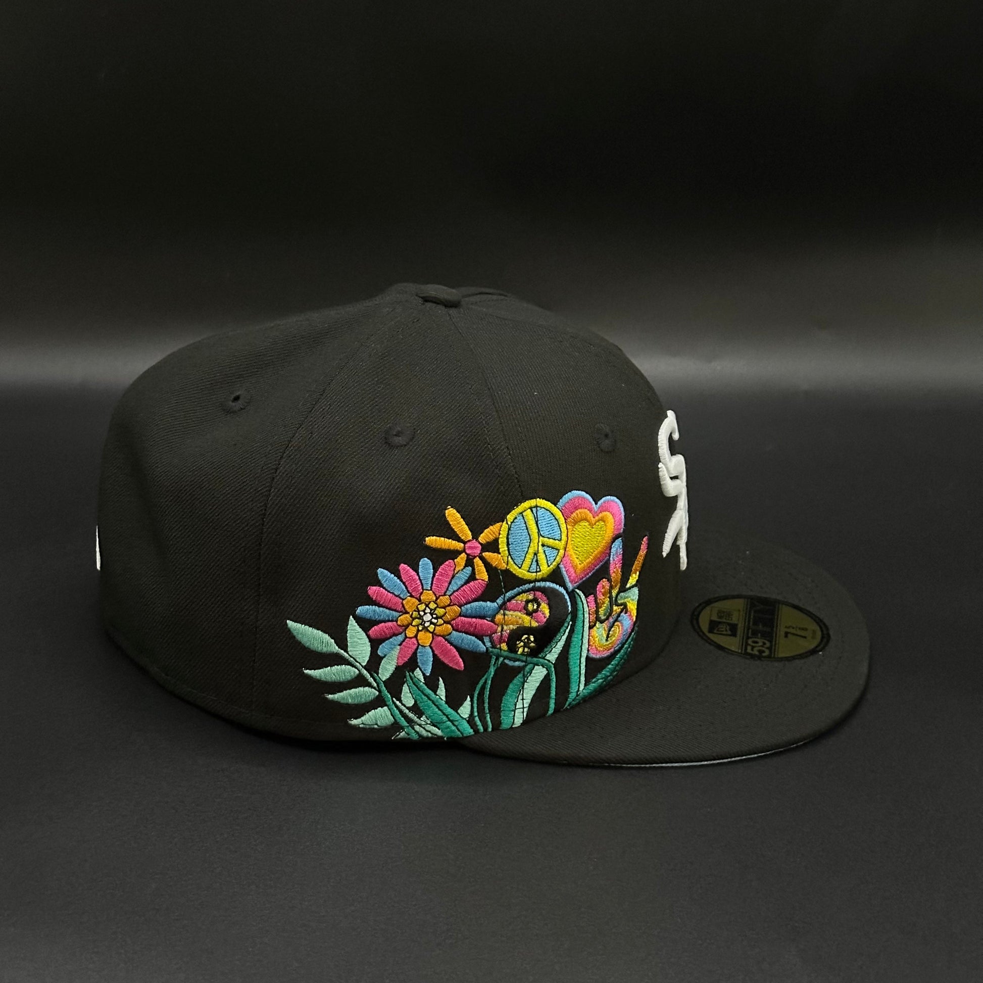 Black Chicago White Sox 3x World Series Champions Fitted Cap - view 2