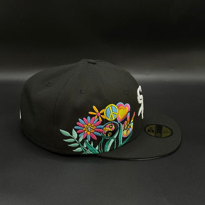 Black Chicago White Sox 3x World Series Champions Fitted Cap - view 2