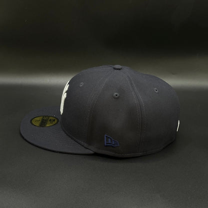 Navy New York Yankees Park Tree Patch Fitted Cap - view 3