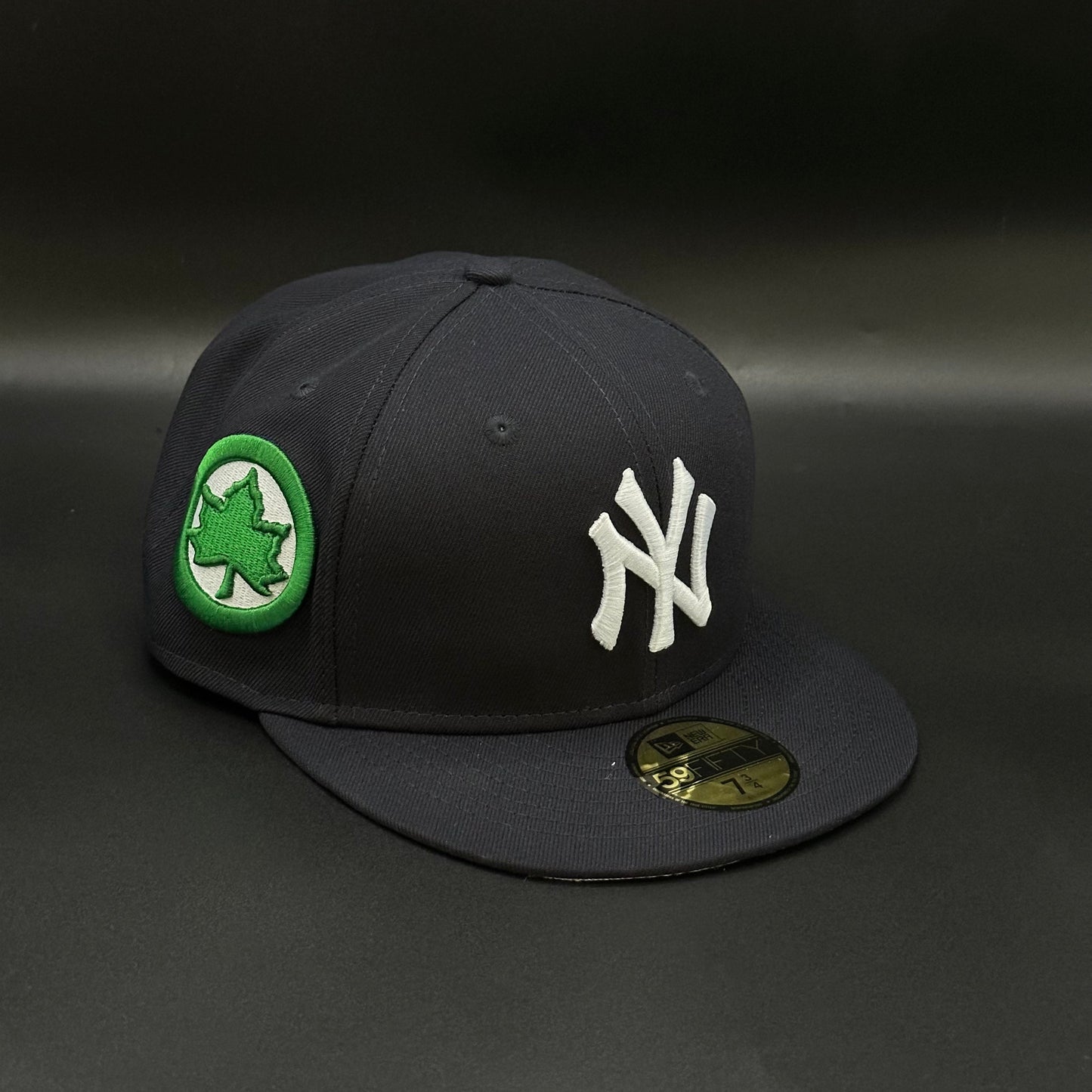 Navy New York Yankees Park Tree Patch Fitted Cap
