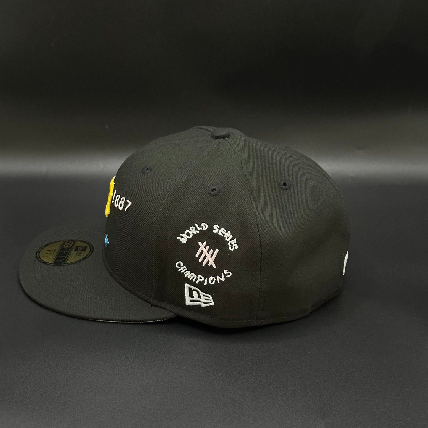 Black Pittsburgh Pirates Since 1887 Fitted Cap - view 3