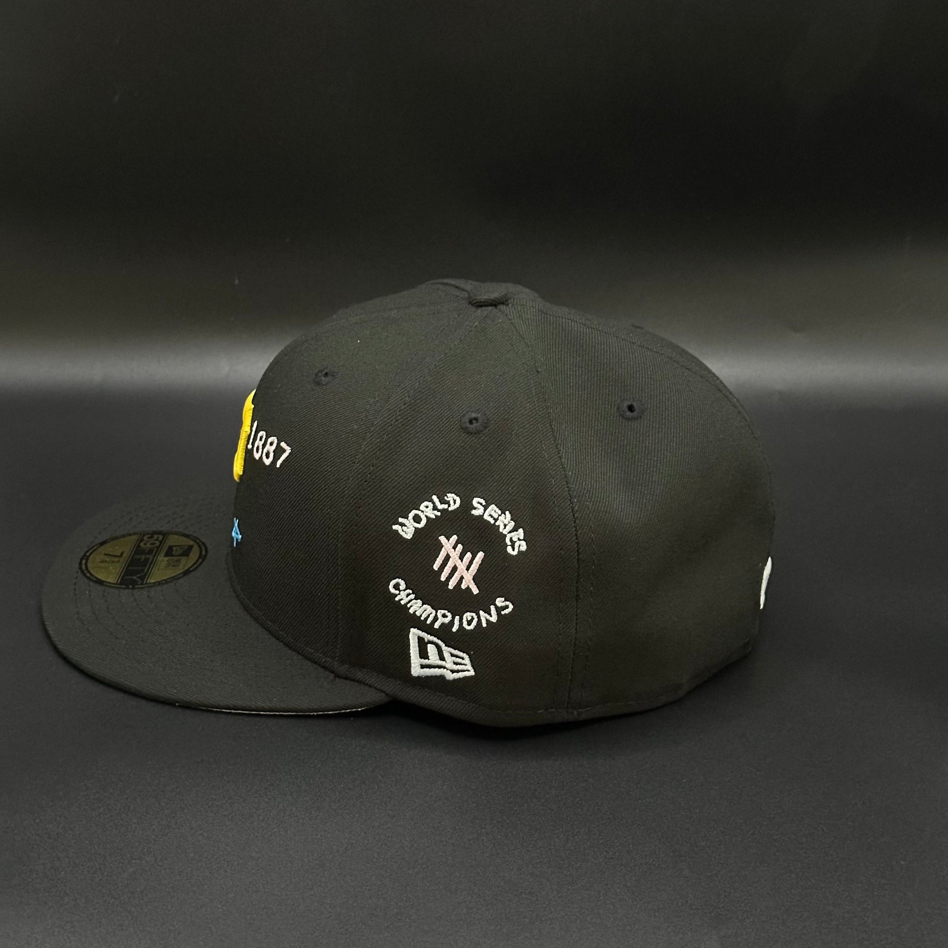 Black Pittsburgh Pirates Since 1887 Fitted Cap - view 3