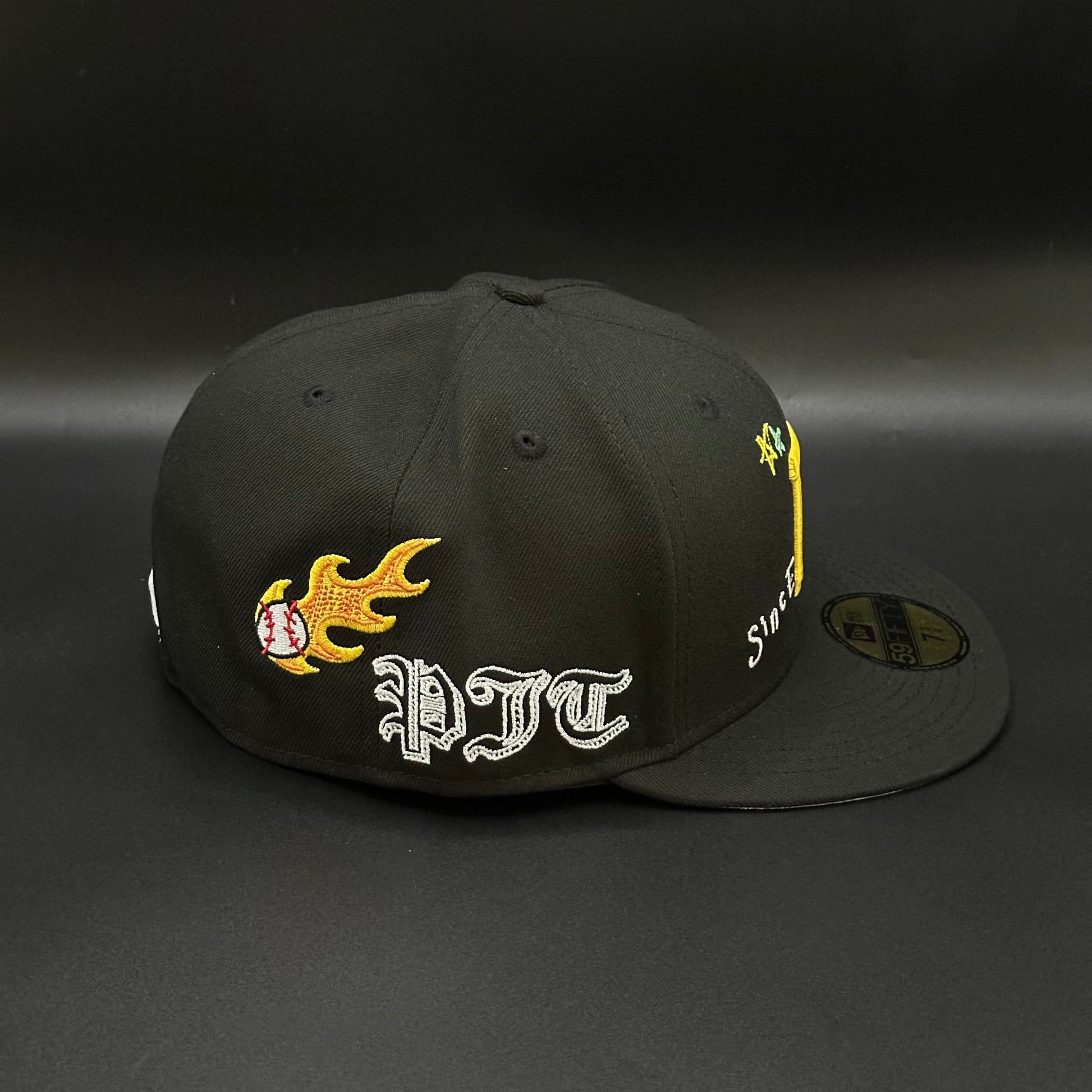 Black Pittsburgh Pirates Since 1887 Fitted Cap - view 2