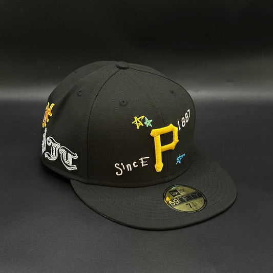 Black Pittsburgh Pirates Since 1887 59FIFTY Fitted Cap