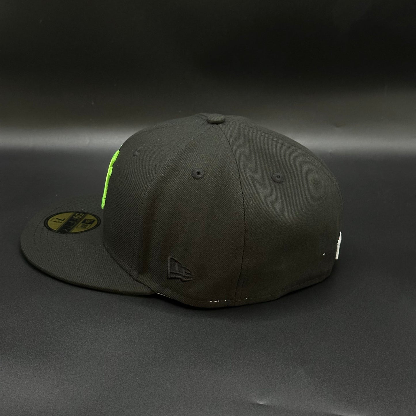 Black Green New York Yankees 1999 World Series Fitted Cap - view 3