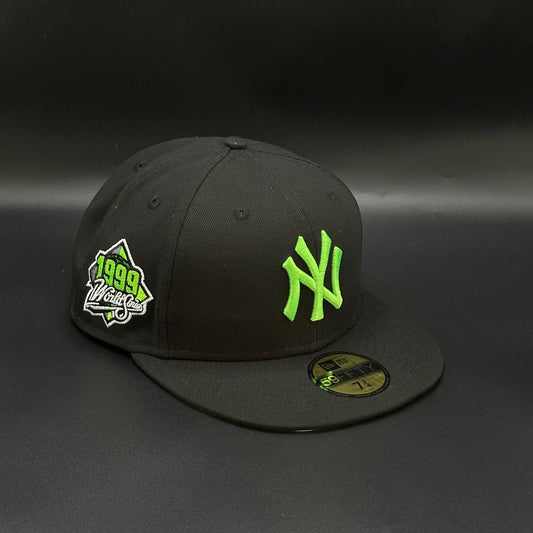 Black Green New York Yankees 1999 World Series Fitted Cap