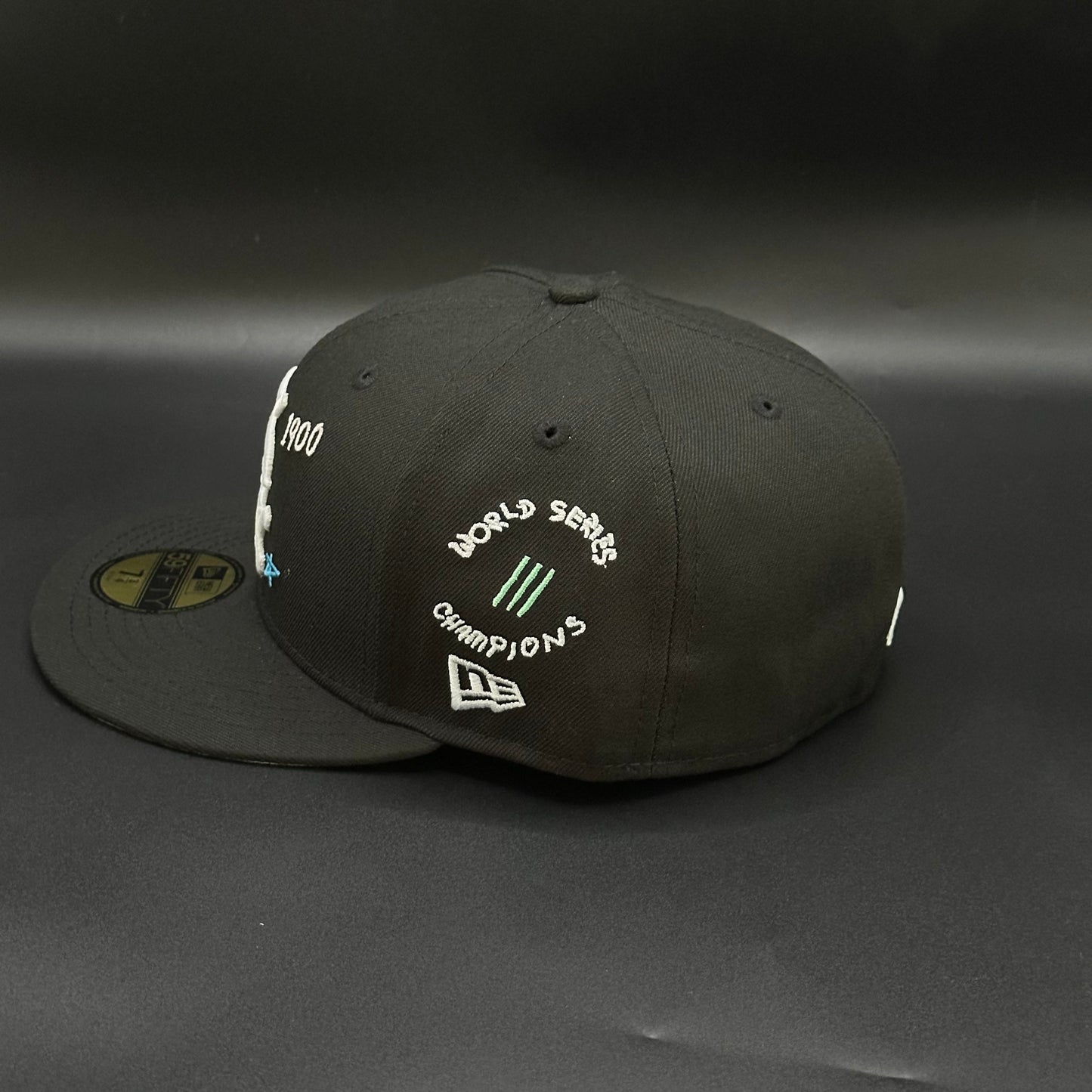 Black Chicago White Sox Since 1900 Fitted Cap - view 3