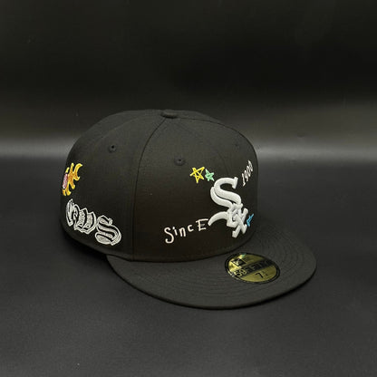 Black Chicago White Sox Since 1900 Fitted Cap