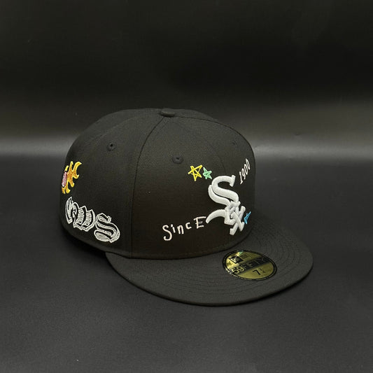 Black Chicago White Sox Since 1900 Fitted Cap