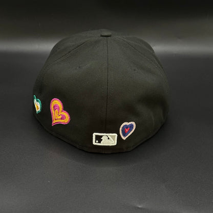 Black Chicago White Sox Hearts 59FIFTY Fitted Cap