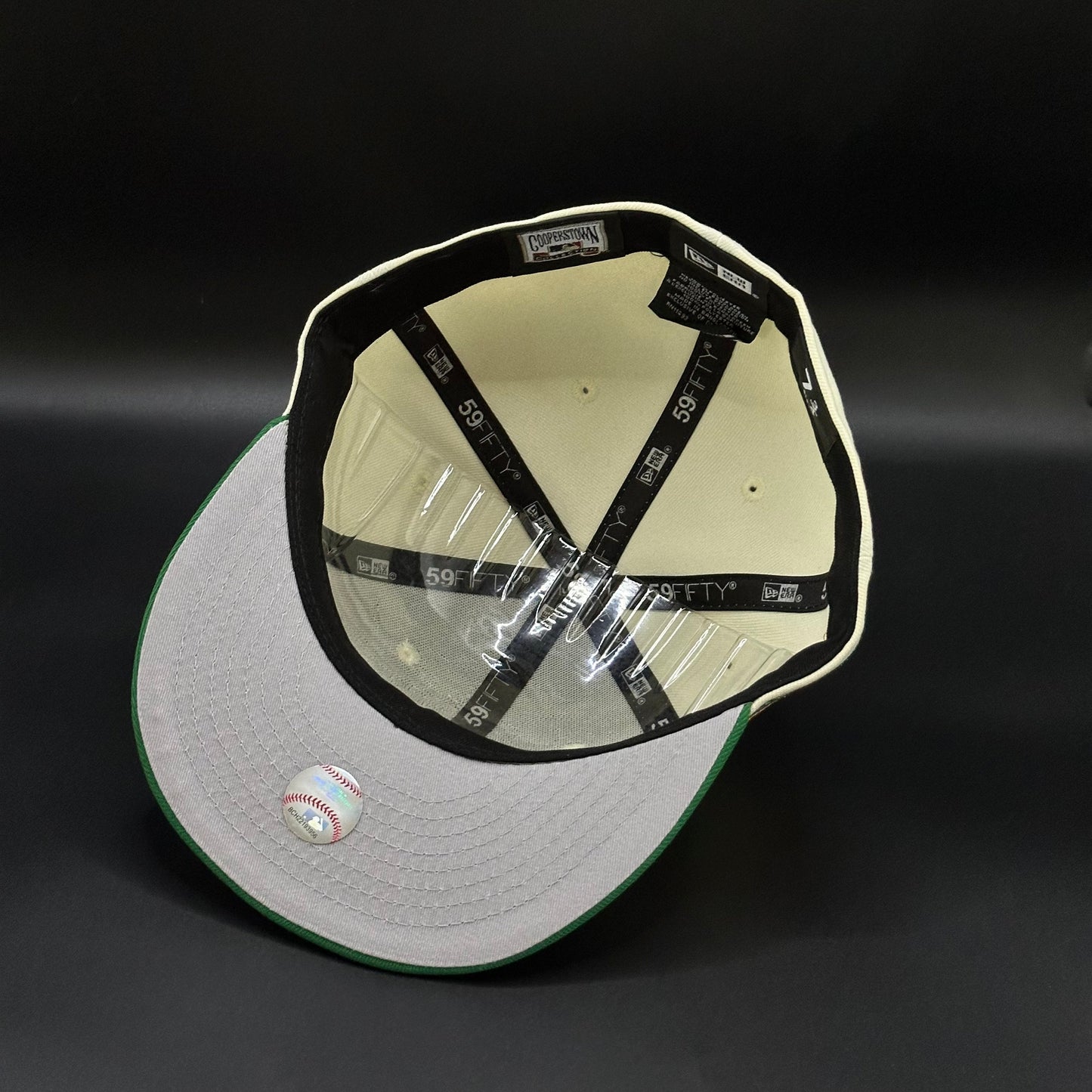 Chrome Green Tampa Bay Devil Rays Tropicana Field Fitted Cap - view 5