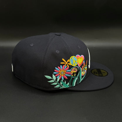 Navy Atlanta Braves 4x World Series Fitted Cap - view 2